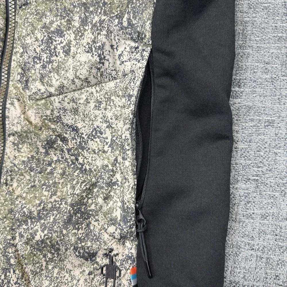 Smartwool Vest Mens Small Green‎ Camo Full Zip Wool Outdoor Hunting Smartloft